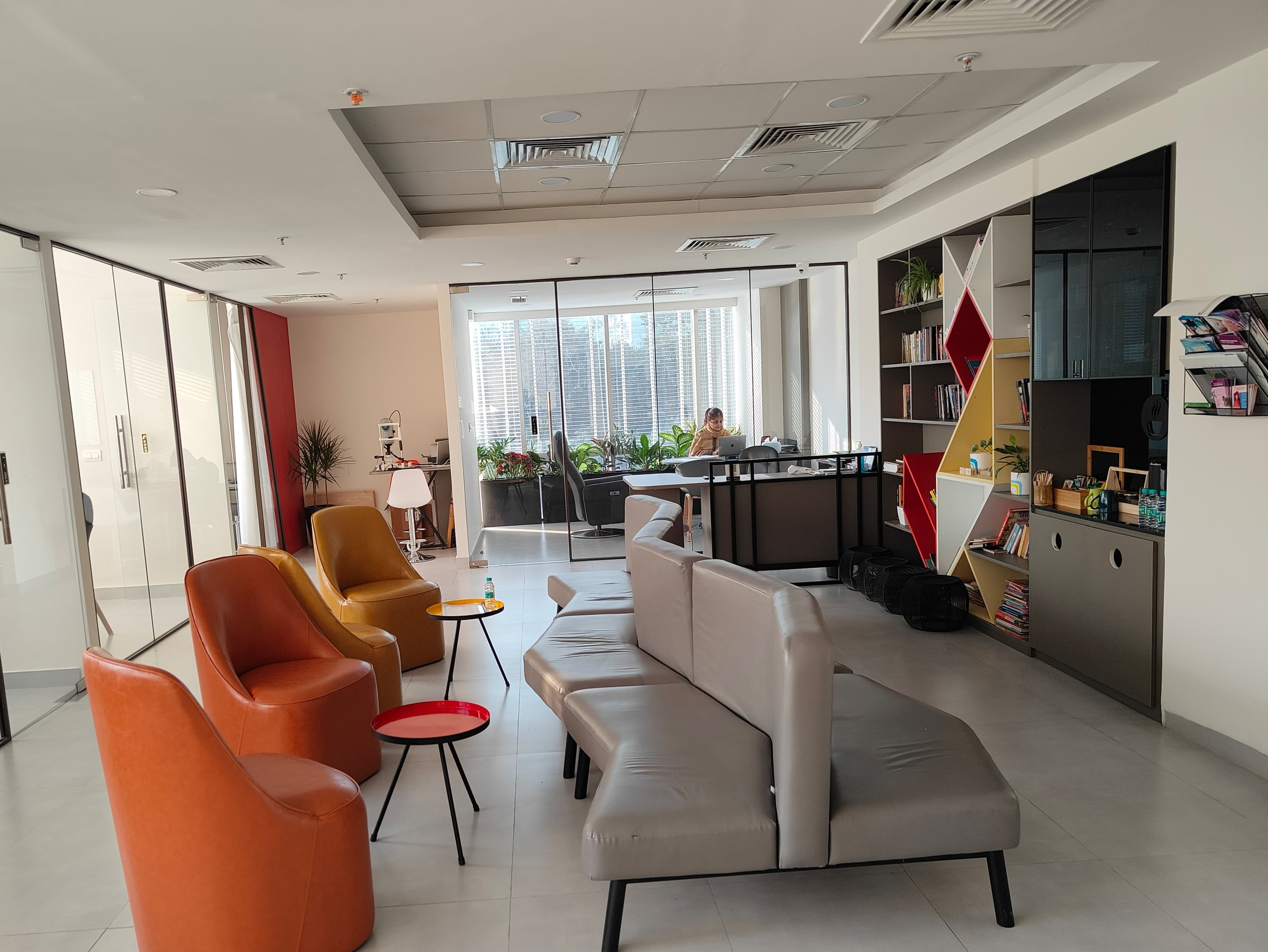 Waiting area at the clinic